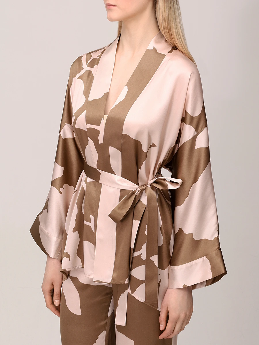 Блуза шелковая