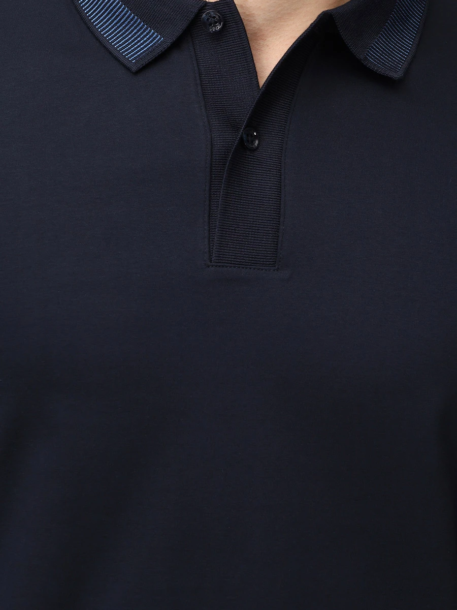 Поло Slim Fit хлопковое