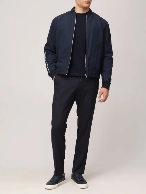 Брюки Slim Fit шерстяные BOSS