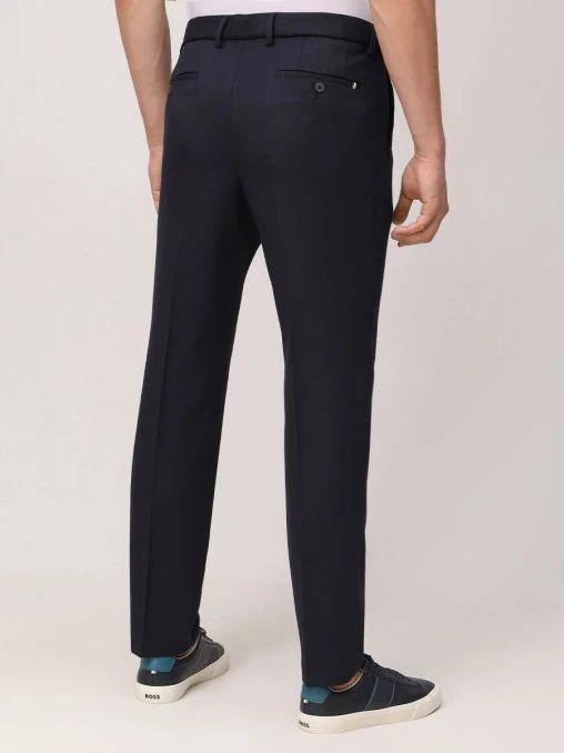 Брюки Slim Fit шерстяные BOSS