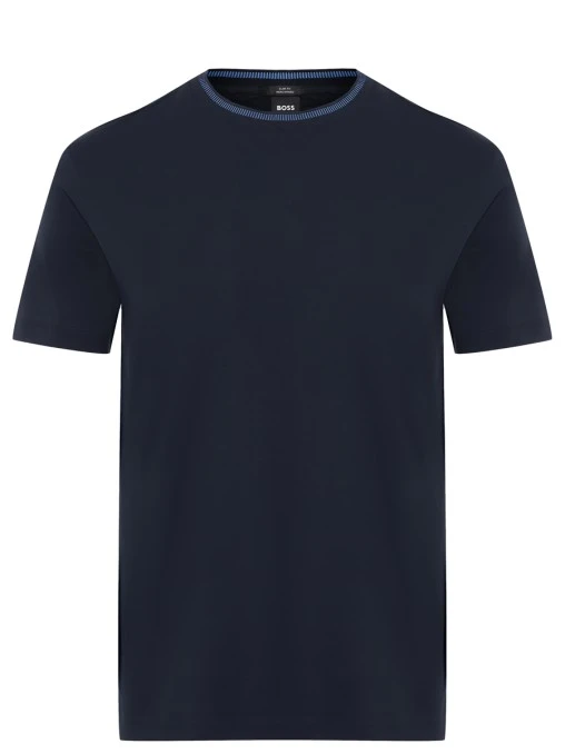 Футболка Slim Fit хлопковая BOSS