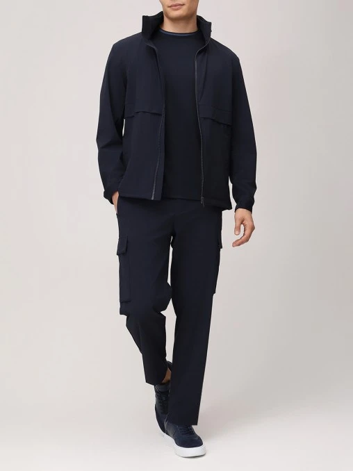 Футболка Slim Fit хлопковая BOSS