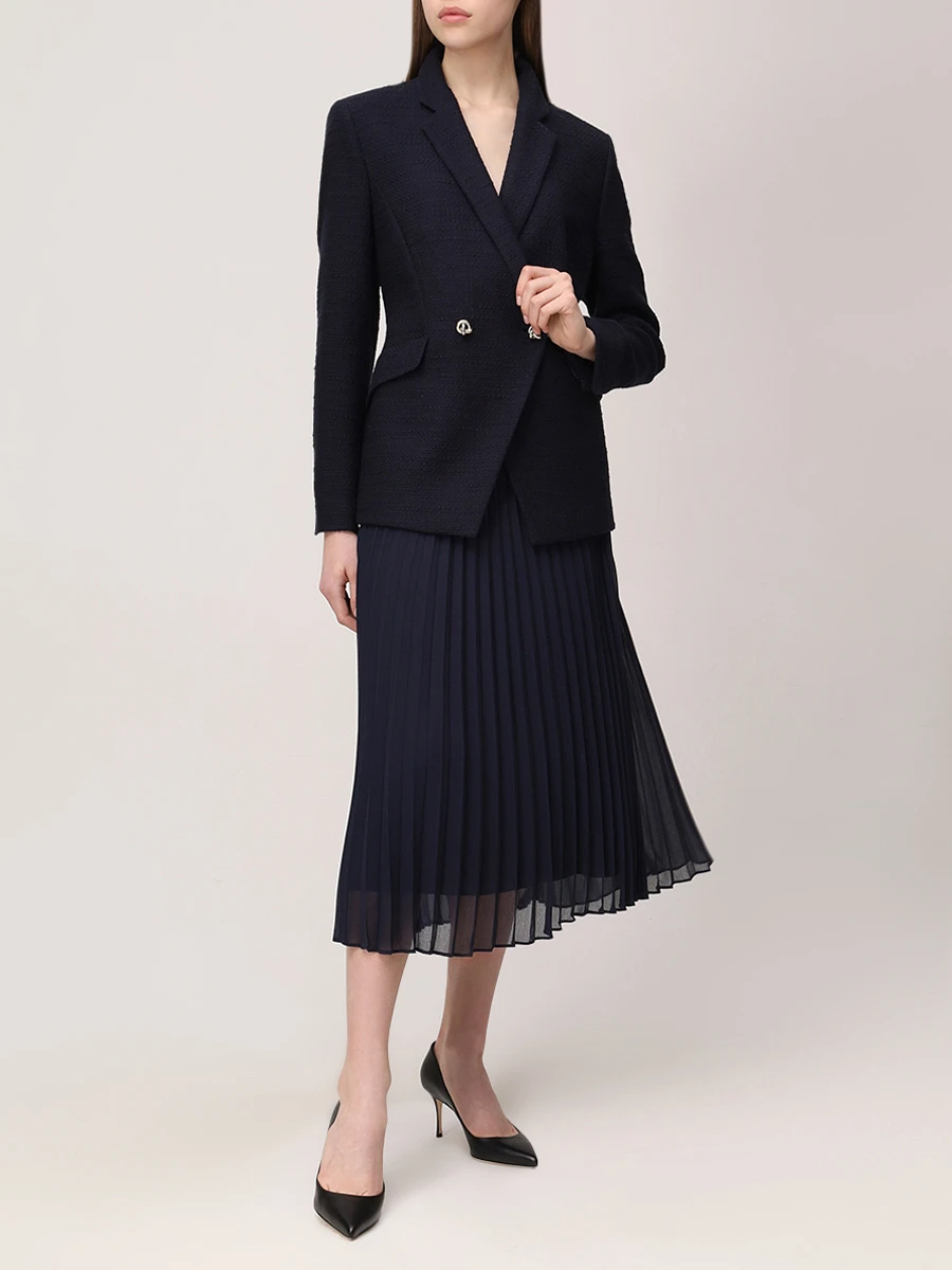 Пиджак из хлопка и вискозы