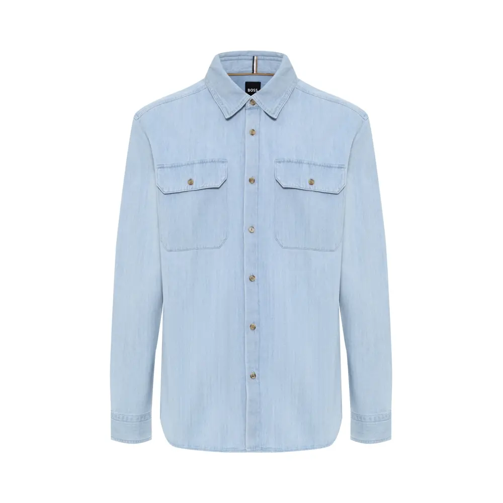 Рубашка Regular Fit хлопковая