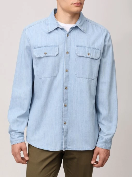 Рубашка Regular Fit хлопковая BOSS