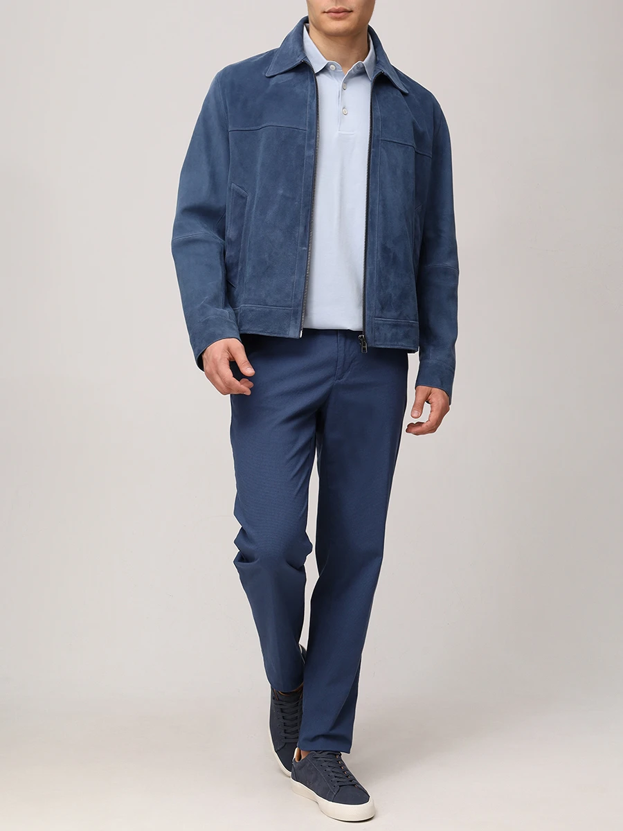 Брюки Regular Tapered Fit из вискозы и хлопка