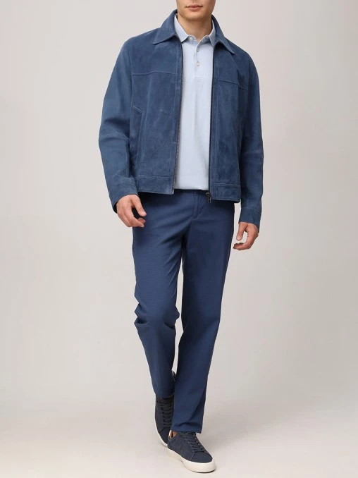 Брюки Regular Tapered Fit из вискозы и хлопка BOSS
