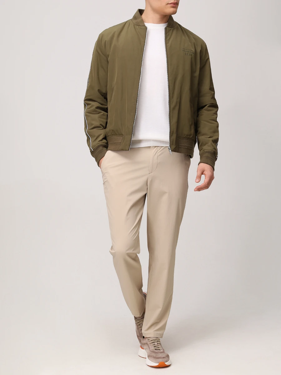 Бомбер однотонный