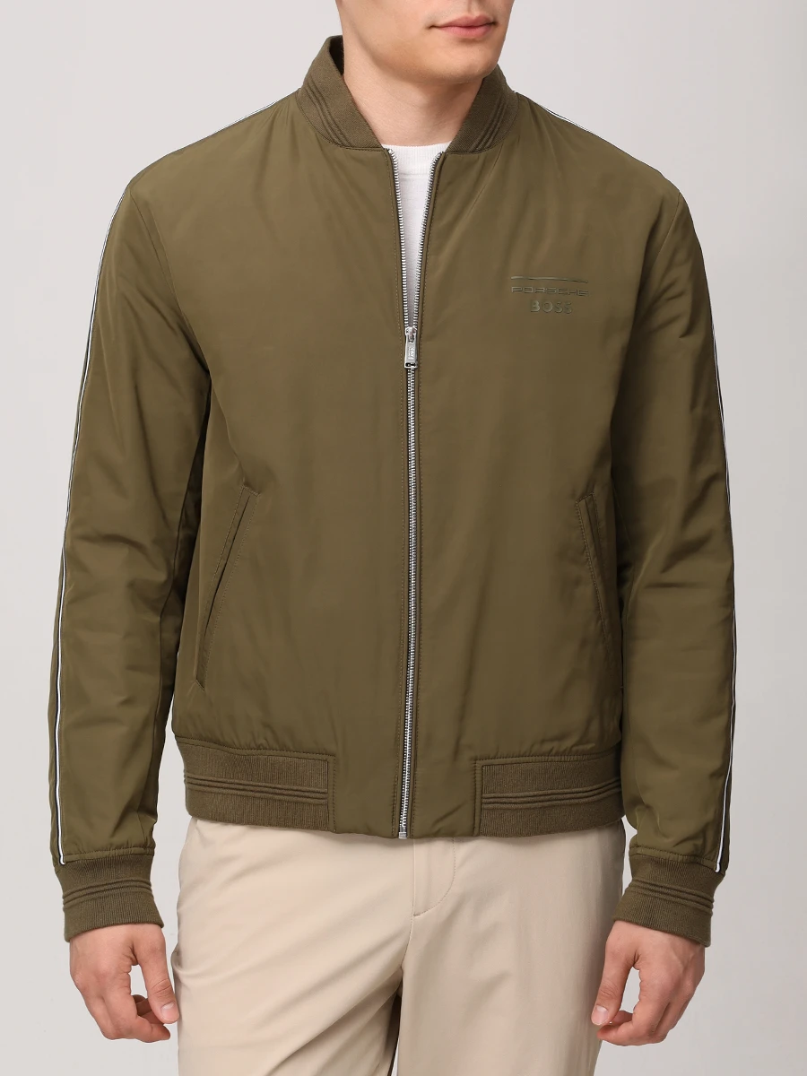 Бомбер однотонный