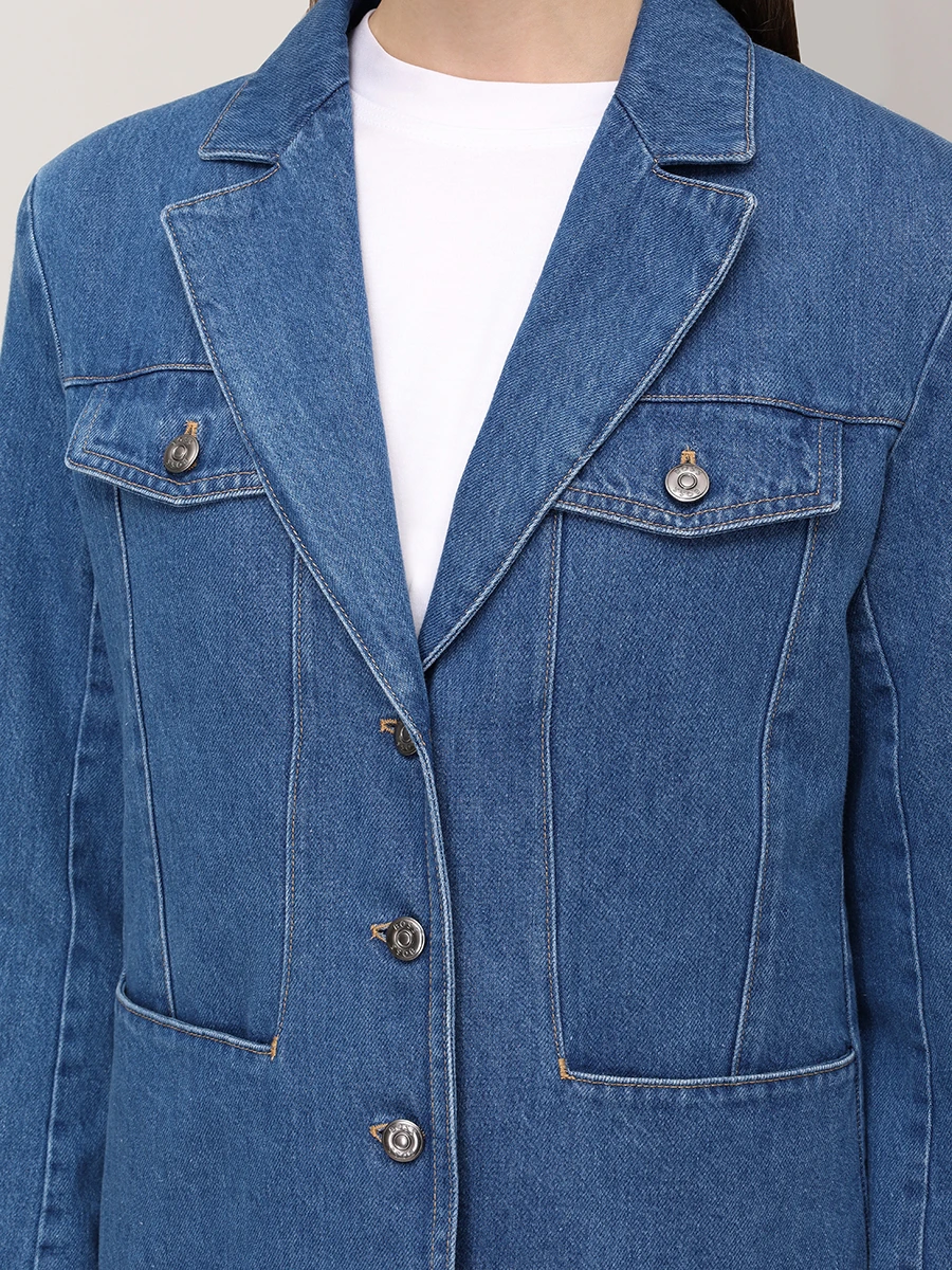 Пиджак джинсовый