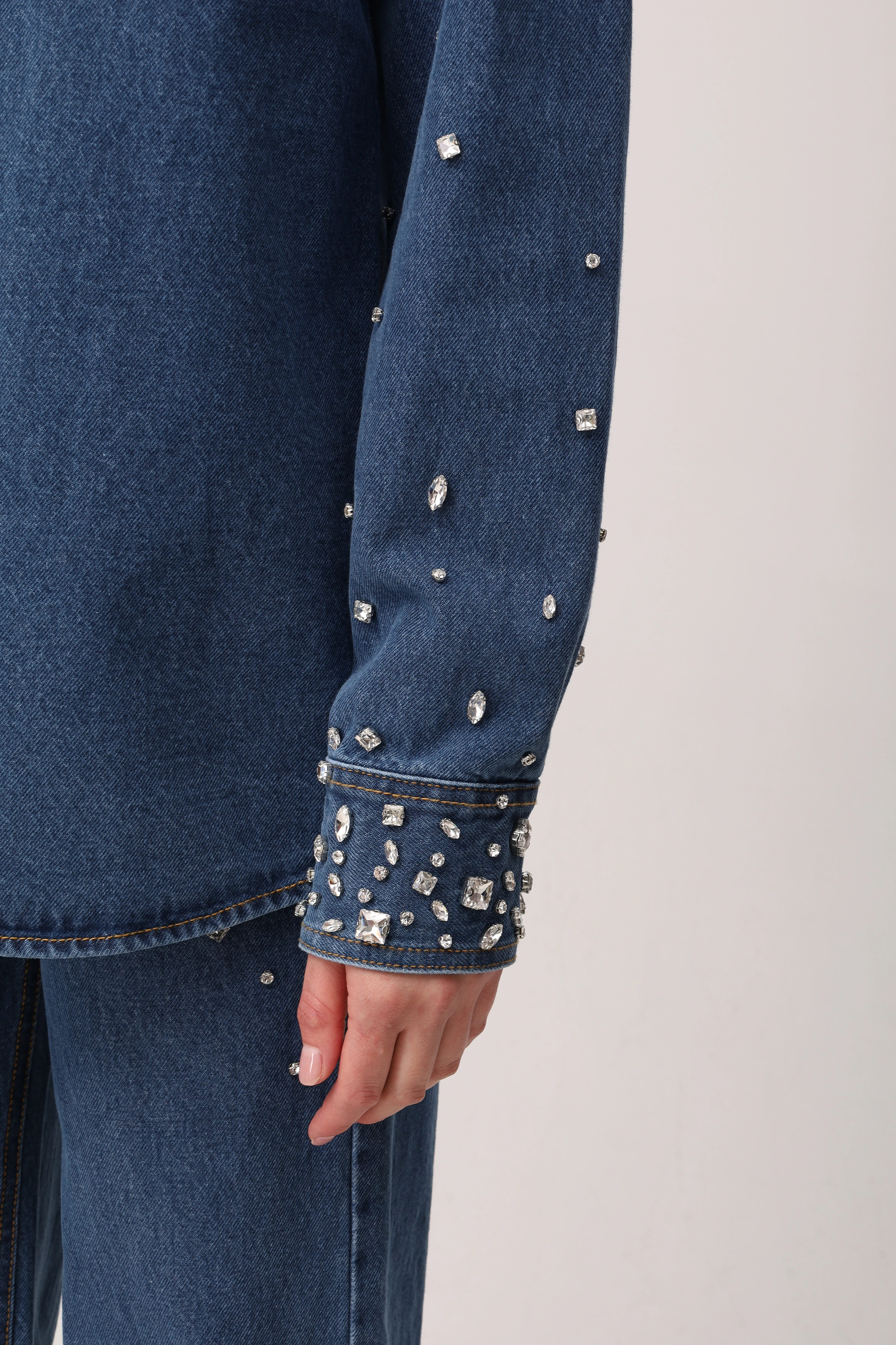 Рубашка джинсовая