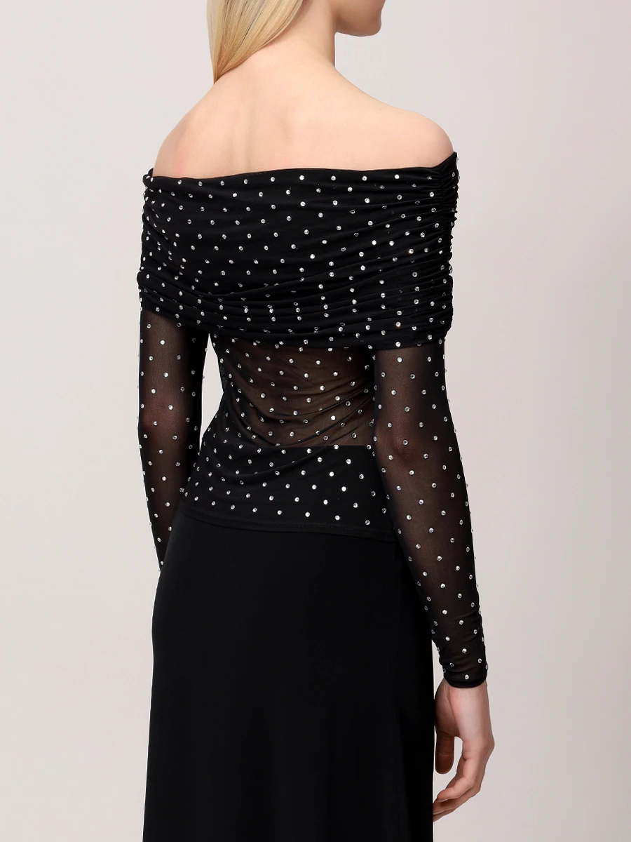 Топ со стразами