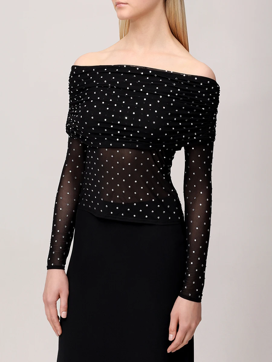 Топ со стразами