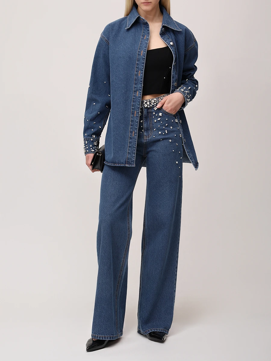 Джинсы хлопковые