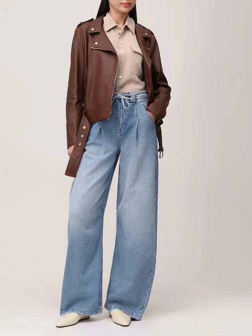 Джинсы из хлопка и лиоцелла BOSS