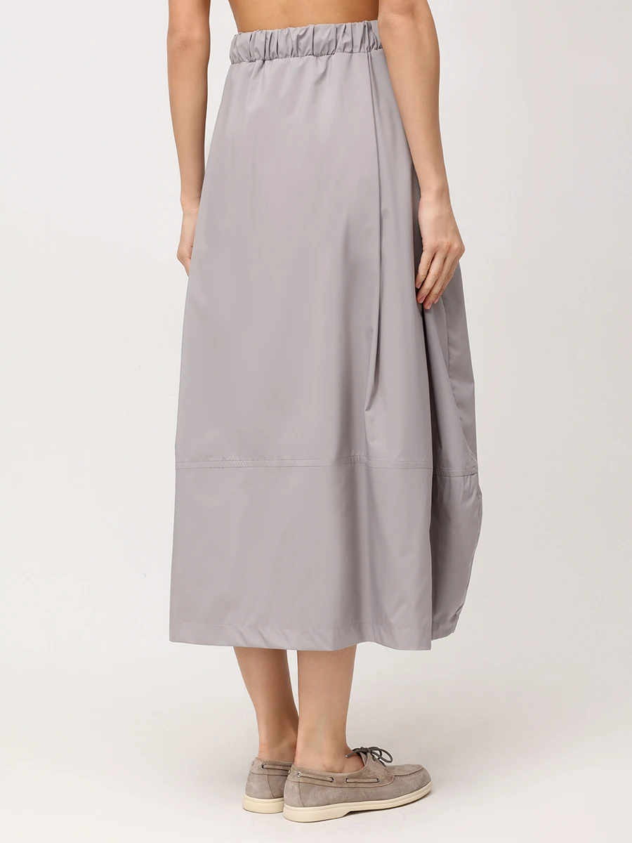 Юбка однотонная