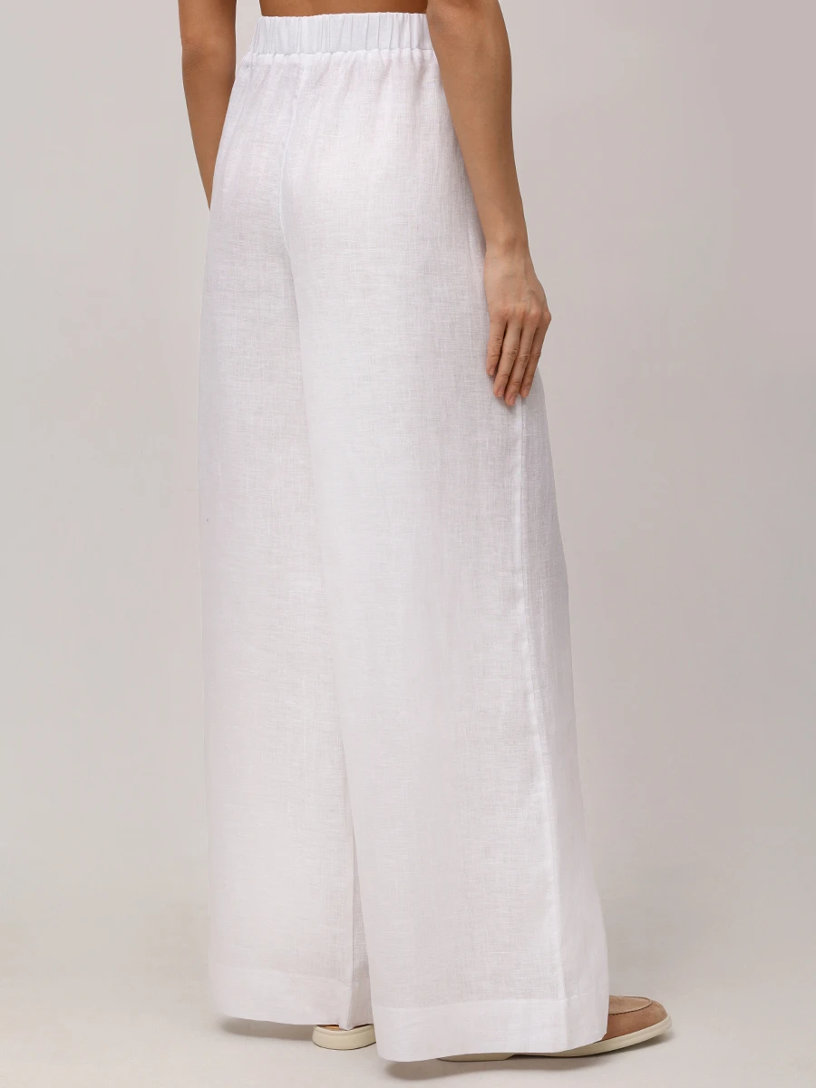 Брюки льняные