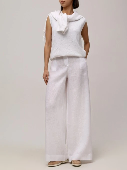 Брюки льняные GRAN SASSO