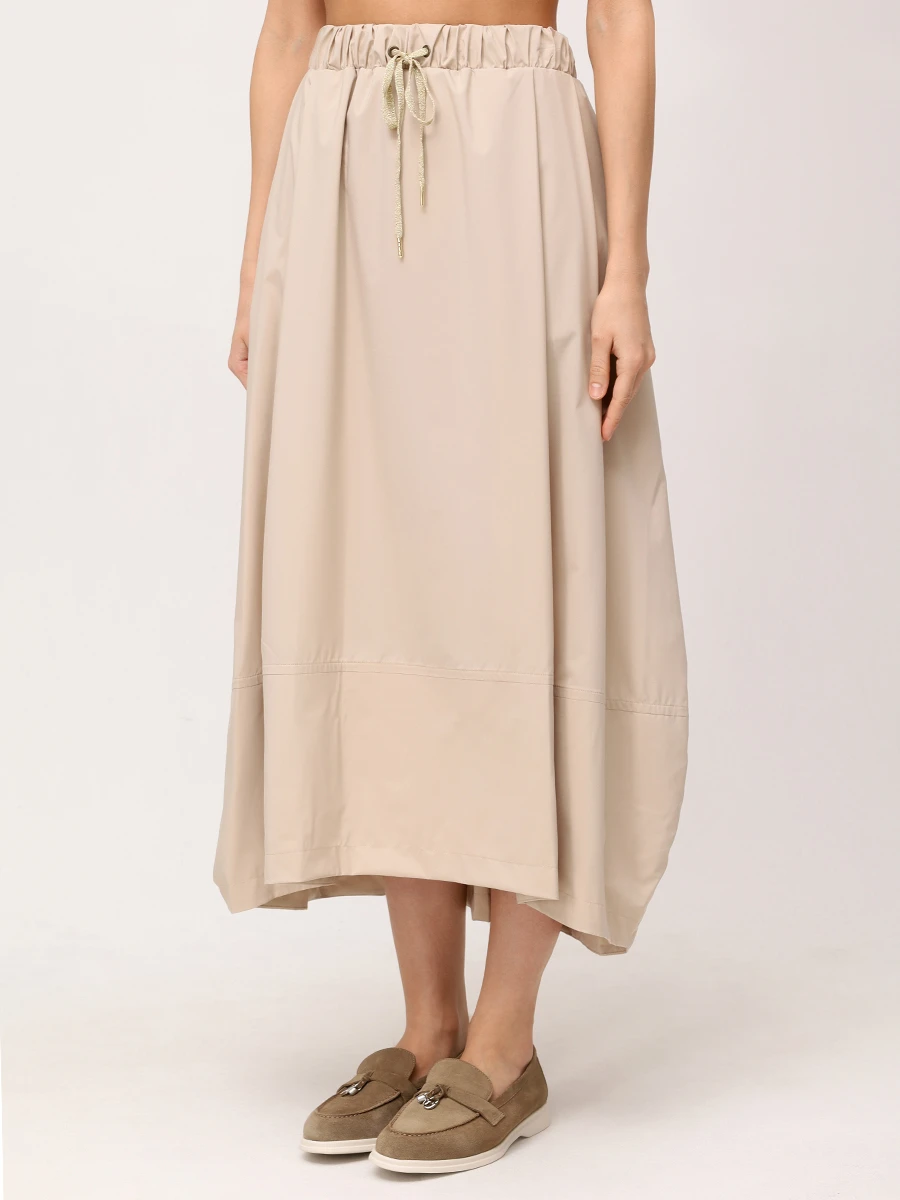 Юбка однотонная