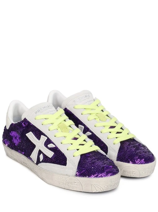 Кеды с пайетками Stevend PREMIATA