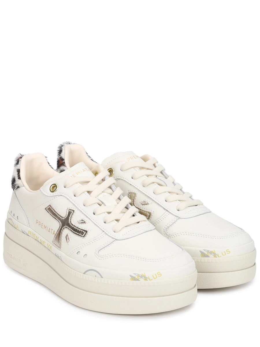 Кеды кожаные Micol