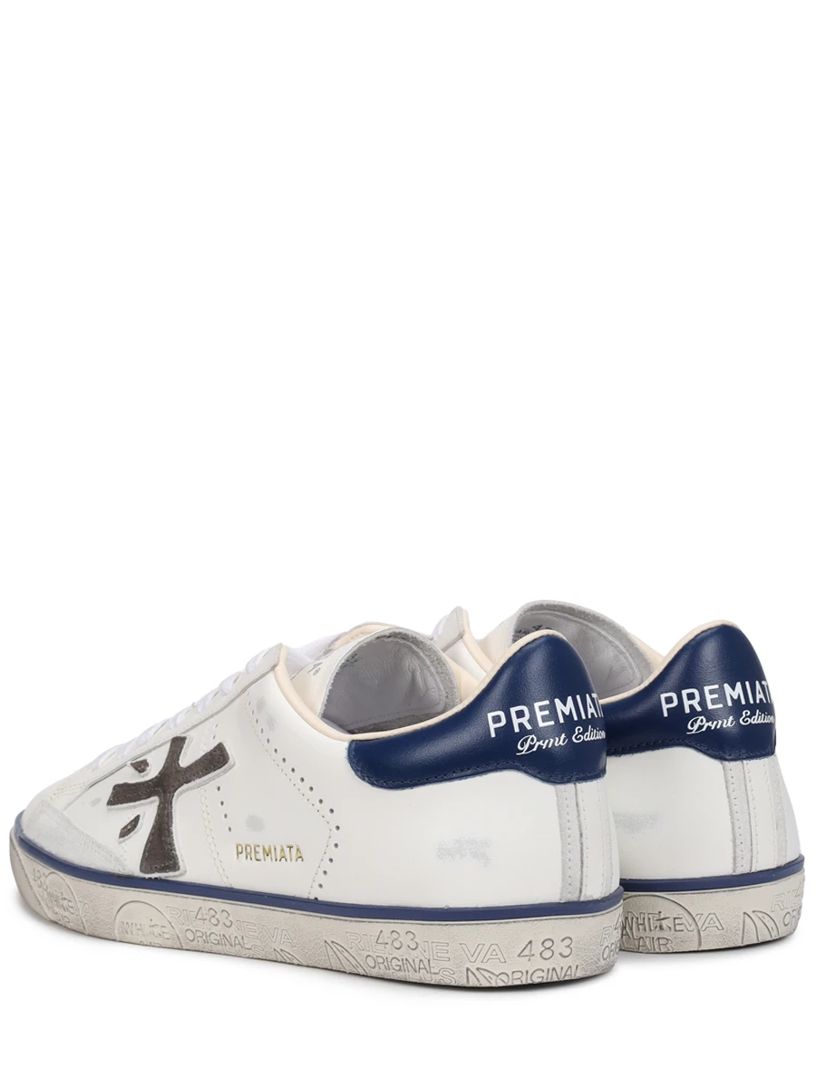 Кеды кожаные Steven