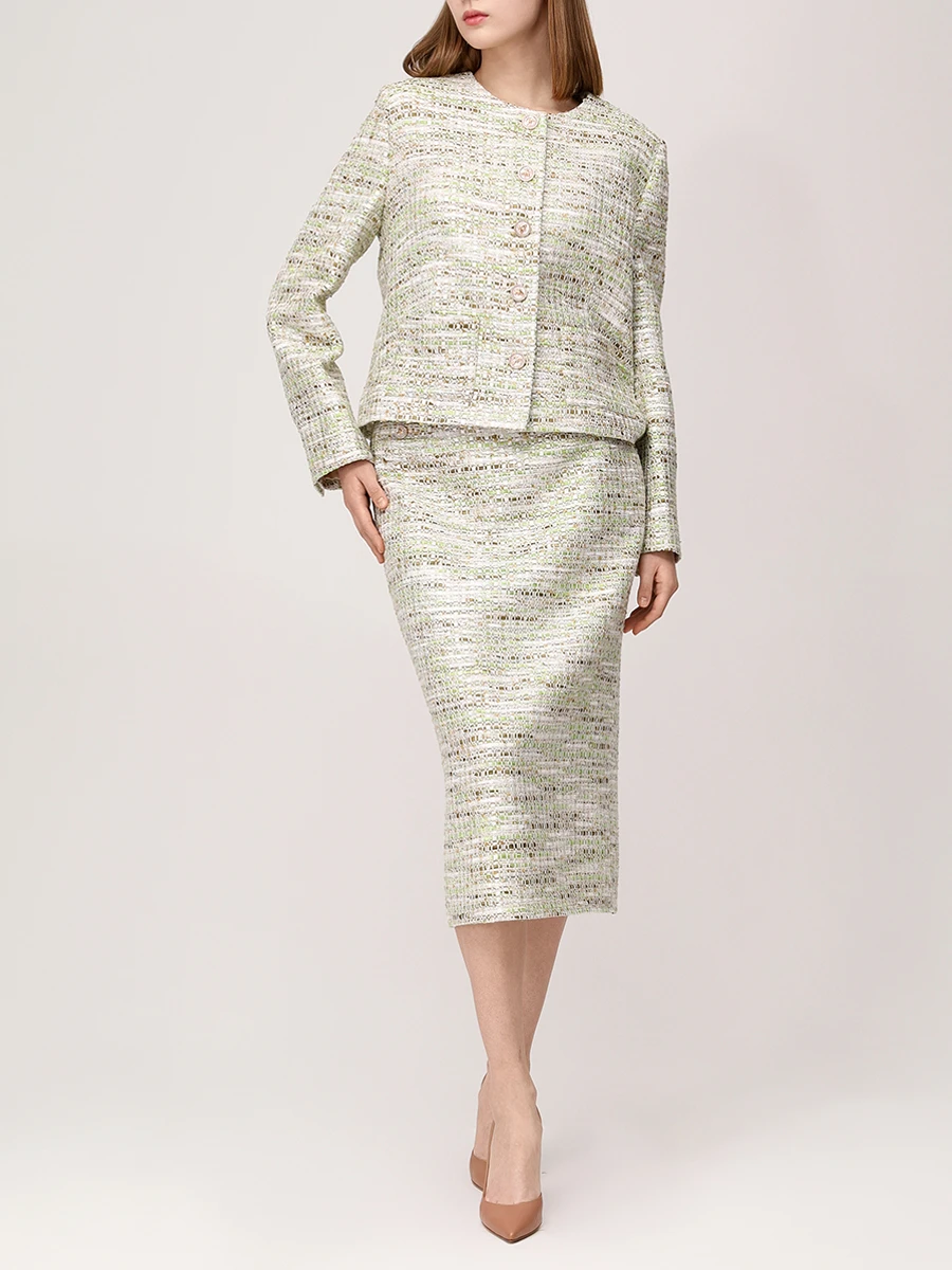 Юбка твидовая