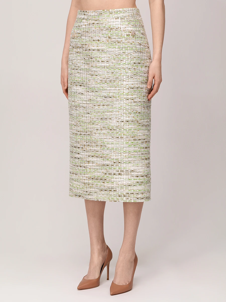 Юбка твидовая