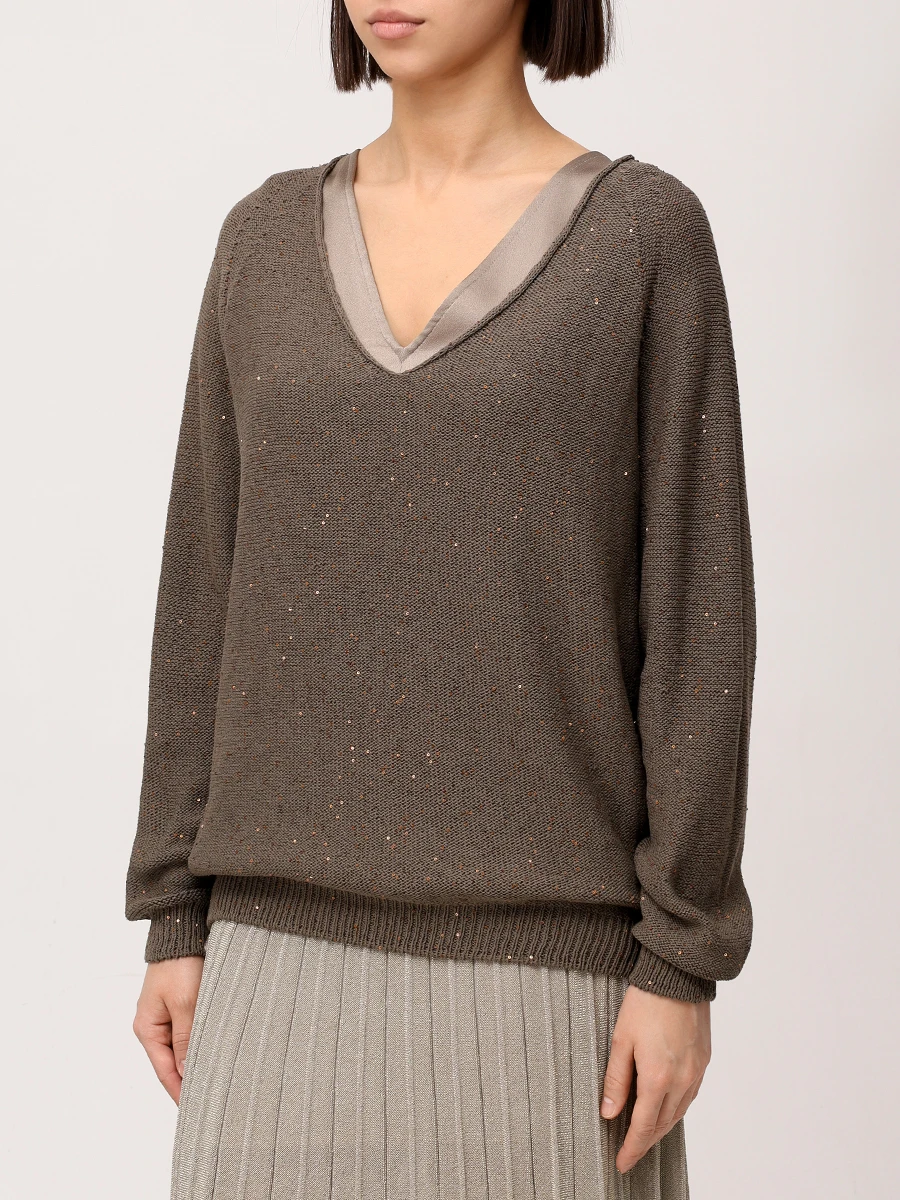 Пуловер хлопковый