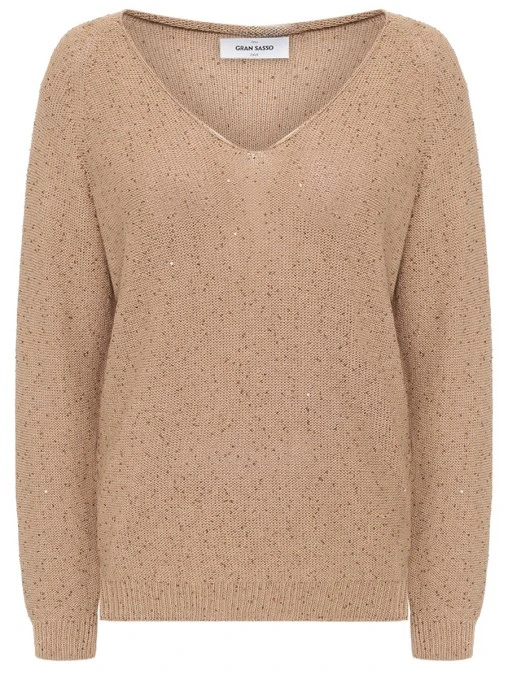 Пуловер хлопковый GRAN SASSO