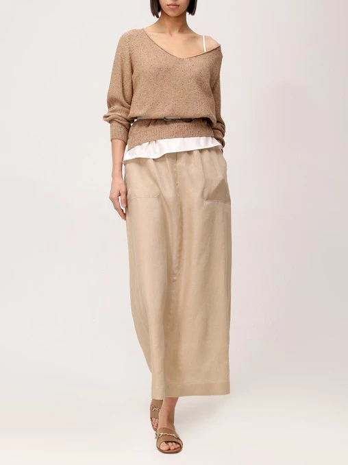 Пуловер хлопковый GRAN SASSO