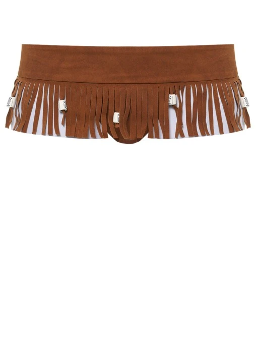 Плавки с бахромой NICOLE OLIVIER
