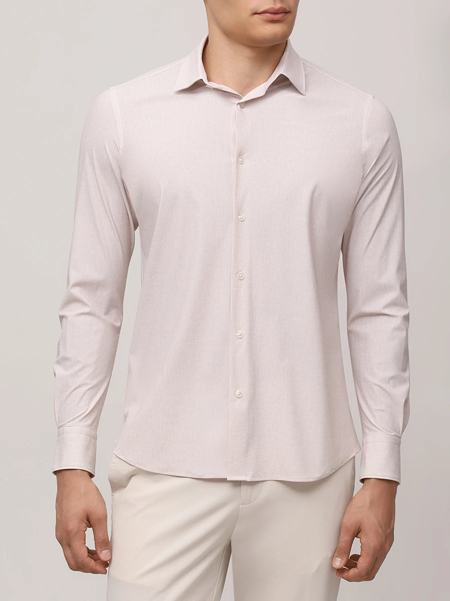 Рубашка однотонная