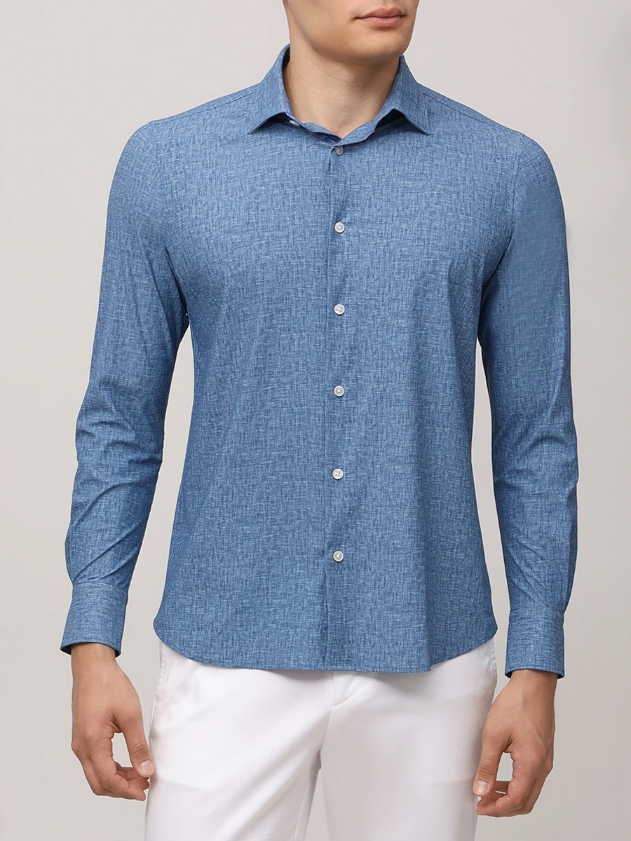 Рубашка однотонная