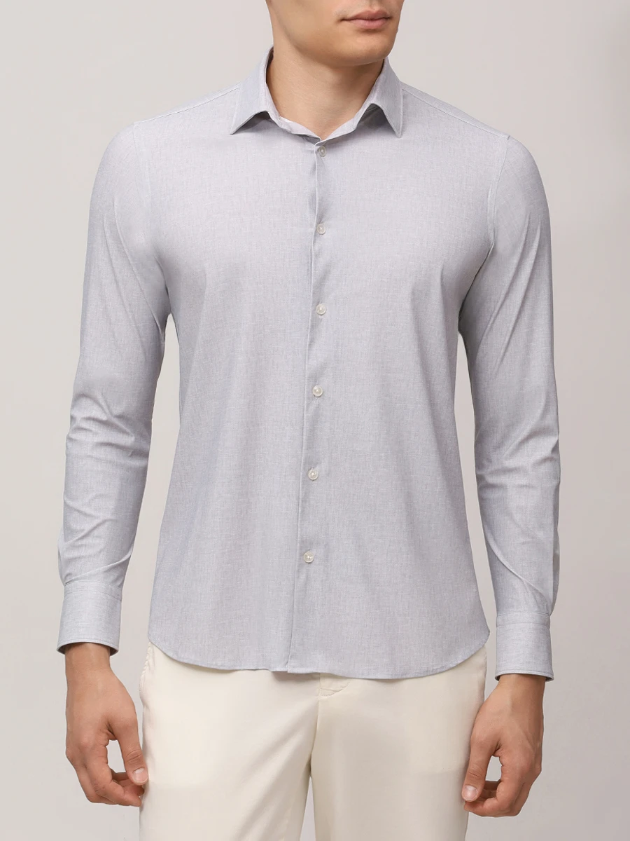 Рубашка однотонная