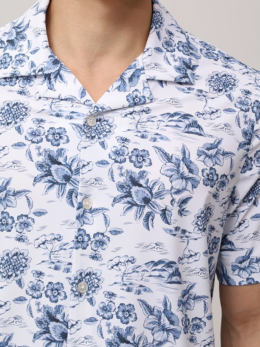 Рубашка с принтом