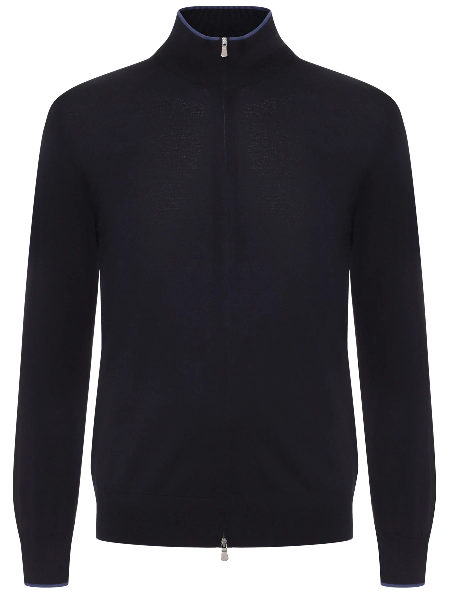 Кардиган из шелка и хлопка