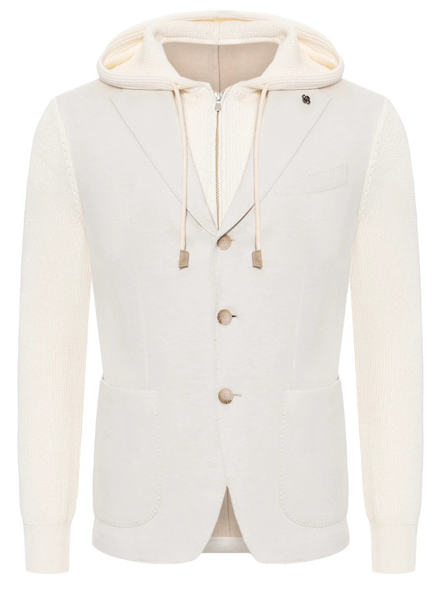 Пиджак комбинированный