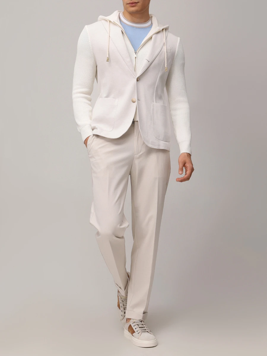 Пиджак комбинированный