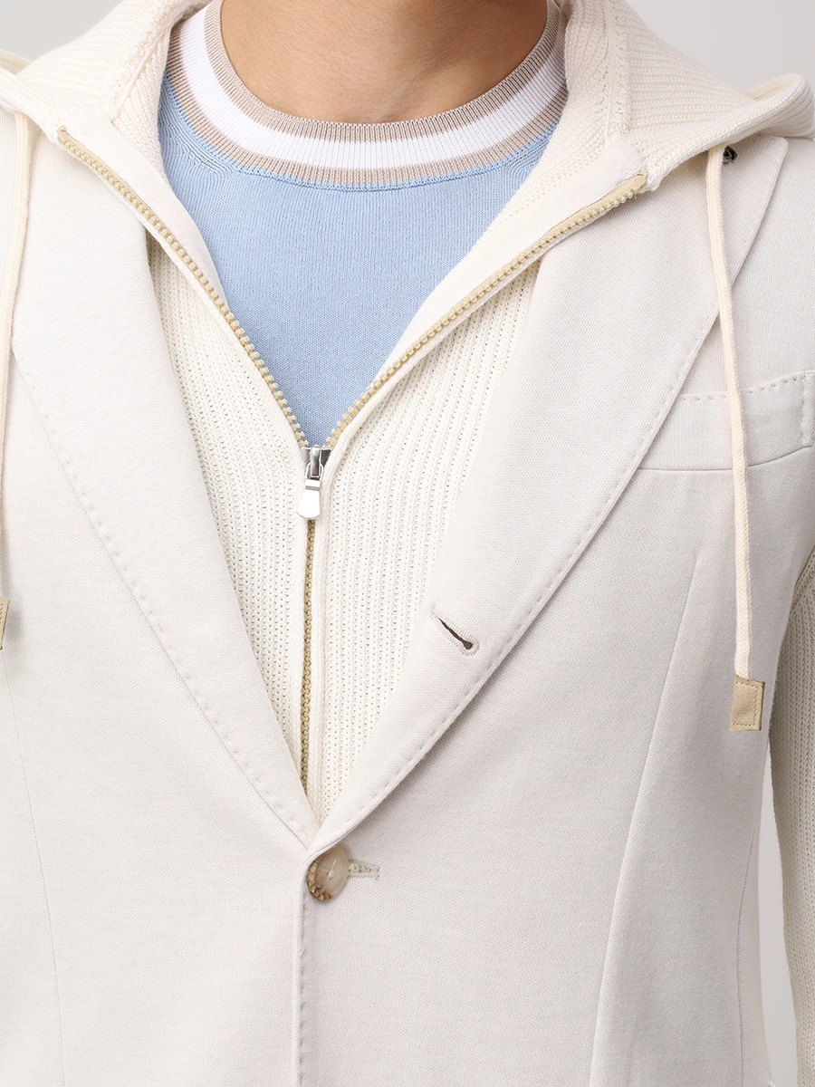 Пиджак комбинированный