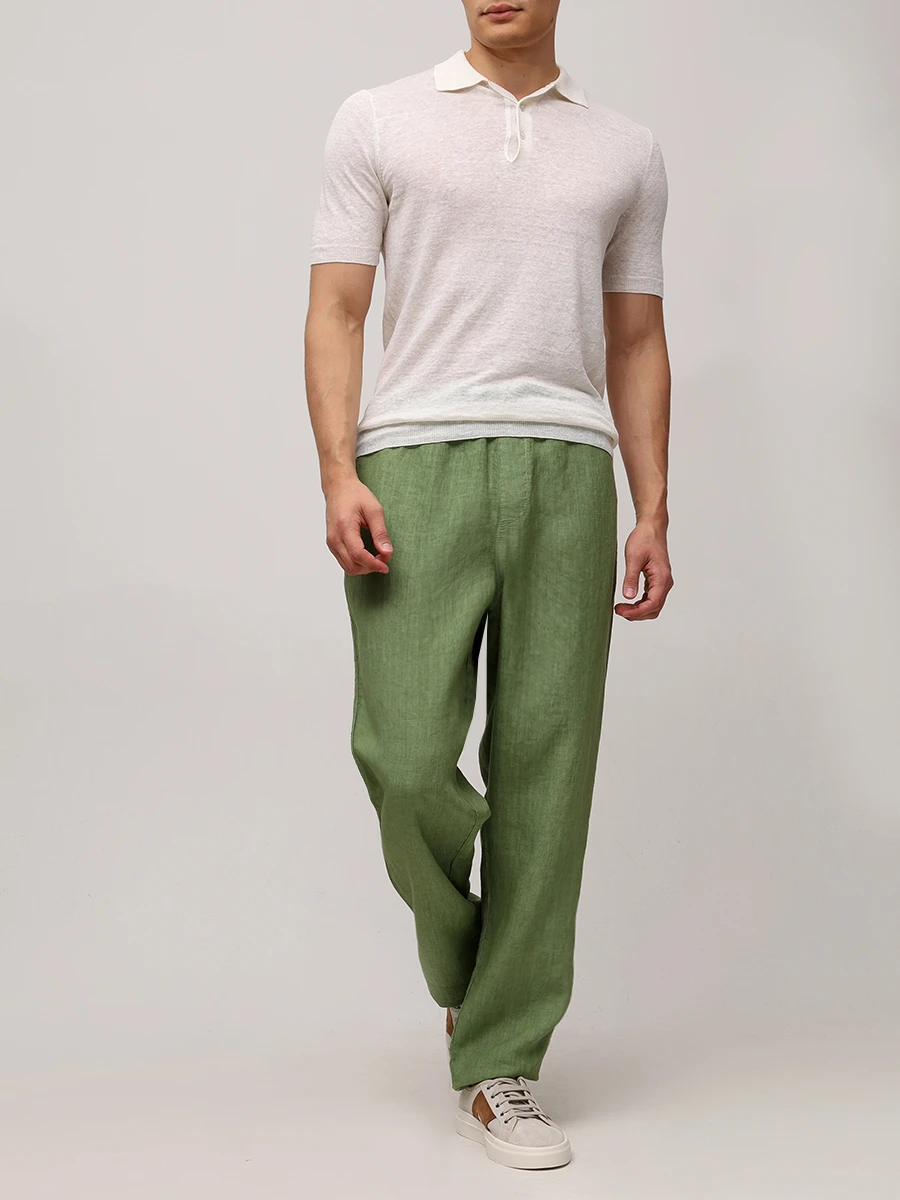 Поло льняное