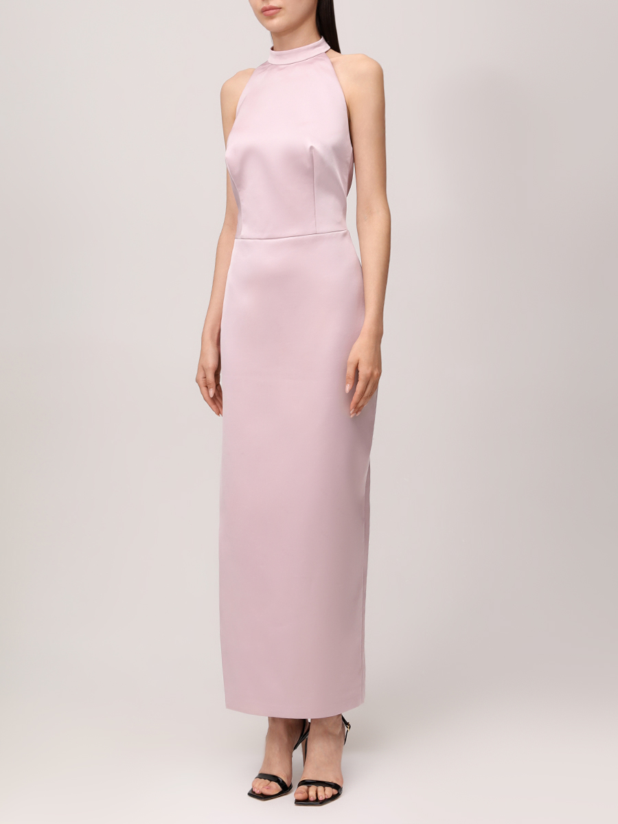 Платье однотонное