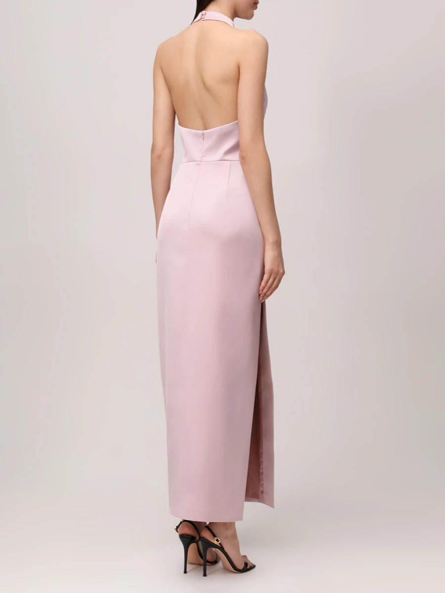 Платье однотонное