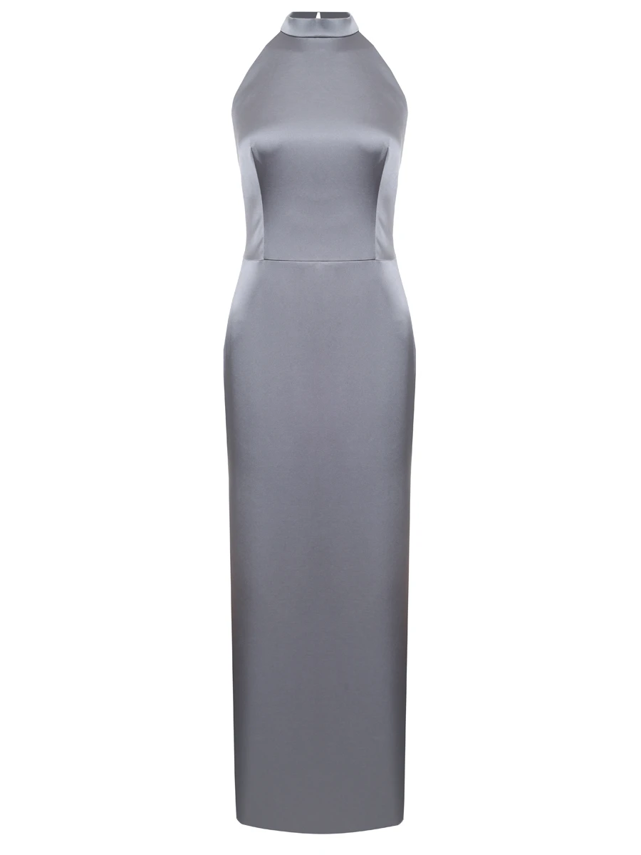 Платье атласное