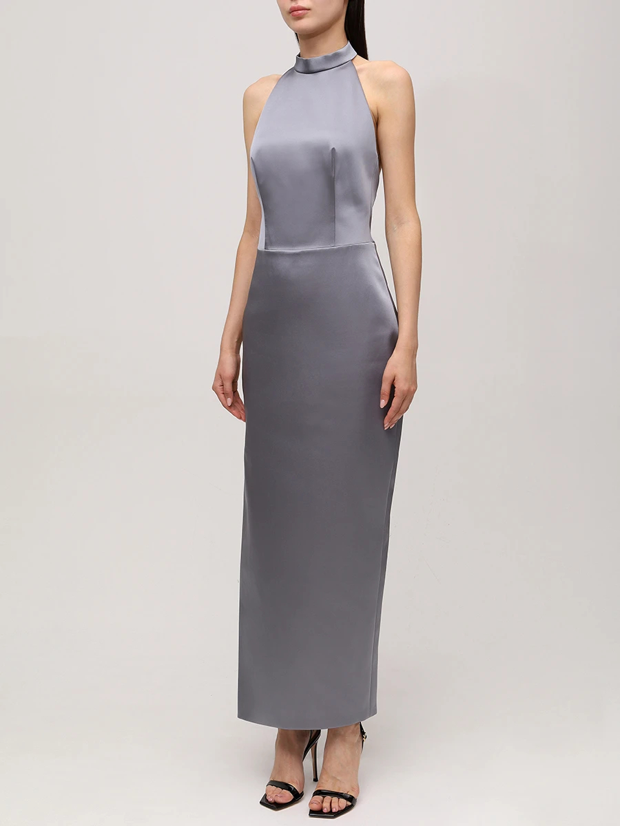 Платье атласное