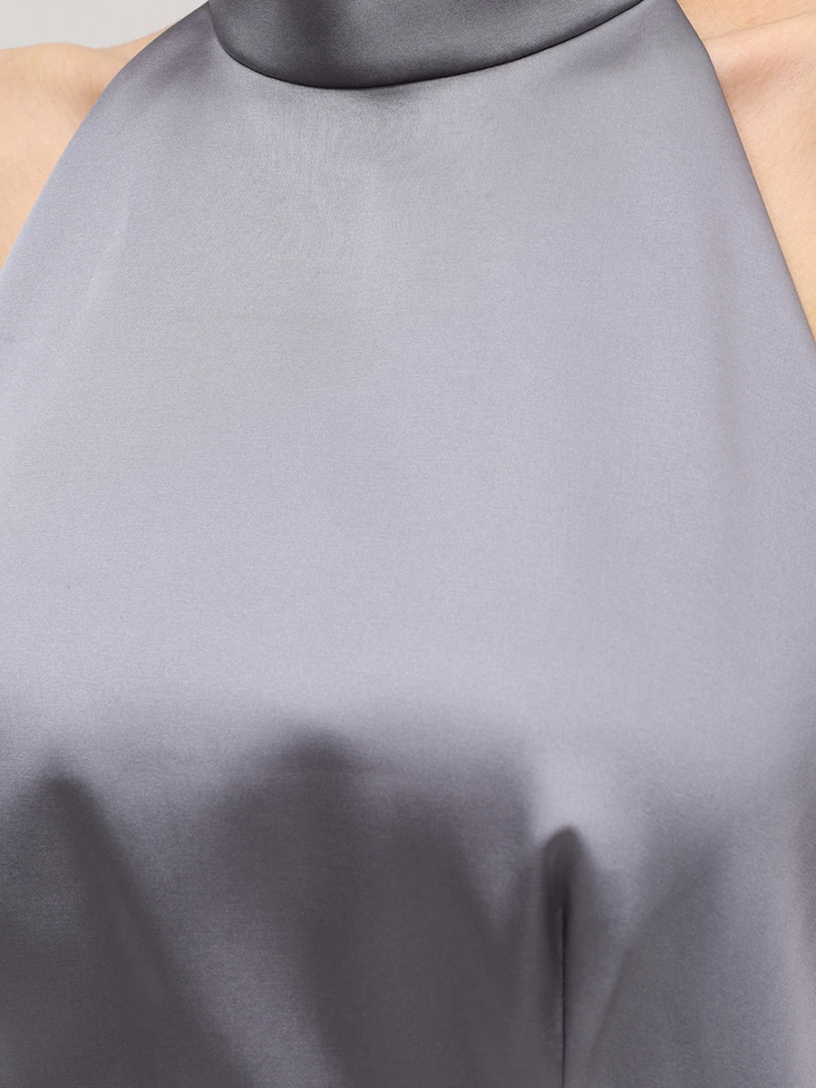 Платье атласное