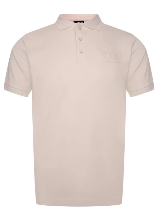 Поло однотонное EA7