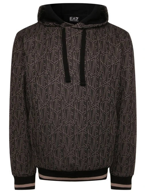Худи с принтом EA7