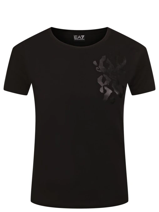 Футболка с принтом EA7