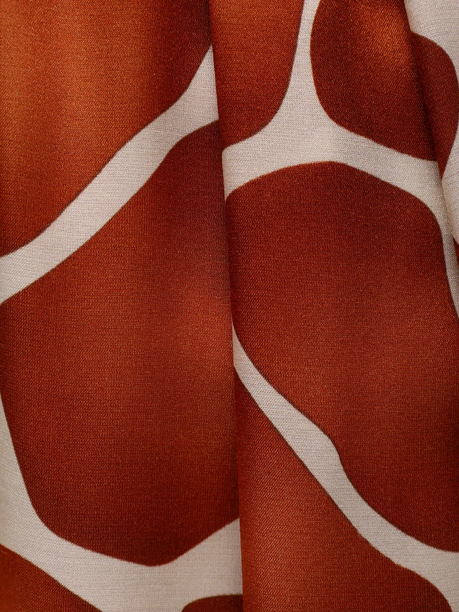 Брюки из хлопка и шелка